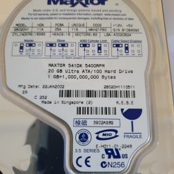 Maxtor 541DX 5400RPM 20GB Ultra ATA/100 Hard Drive 2B020H1