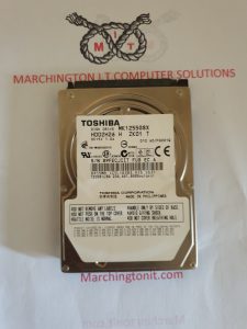 Toshiba MK1255GSX internal hard drive 2.5" 120 GB Serial ATA 300 5400rpm