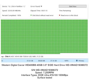 Western Digital Caviar WD400BB 40GB 3.5" EIDE Hard Drive