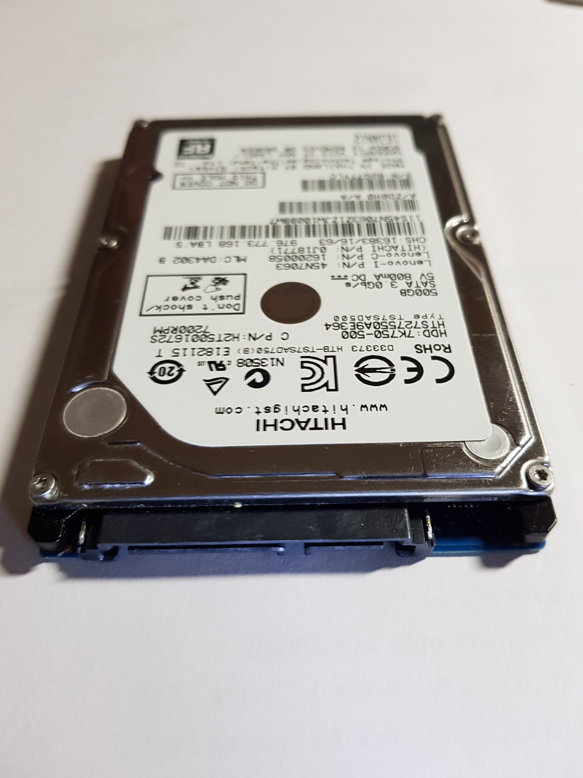 Hitachi hts547564a9e384 замена на ssd